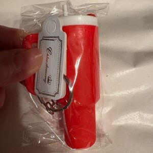 Red Tumbler Keychain